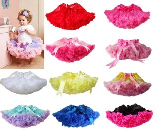 Baby Girl Kid Pettiskirt Tutu Skirt Dress Party Dance Costume Pageant Clothes