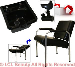 ABS Plastic Shampoo Bowl Chair Vacuum Breaker Barber Spa Beauty Salon Equipment