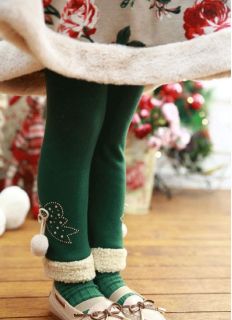 New Kids Winter Clothing Girls Fashion Cute Cottonous Leggings Trousers size3 8Y