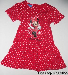 Minnie Mouse Toddler Girls 2T 3T 4T Set Dress Outfit Tutu Shirt Skirt Disney