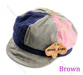 Cute Baby Toddler Infant Boys Girls Newsboy Mixed Color Baseball Cap Beanie Hat