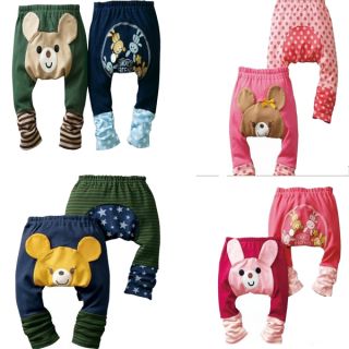Toddler Baby Girls Boys Warmer Pattern Cotton Pants PP Trousers Baby 80 90 100cm