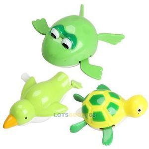 New Cute Wind Up Bath Diver Plastic Toy Swimming Baby Kids Bath Toys LS4G