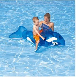 Inflatable Baby Infant Kids Swim Pool Toys Floating Small Whale Mounts K0848