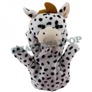 Animal Hand Puppets Soft Children Kids Baby Plush Toy Panda Bear Cow Bunny Party
