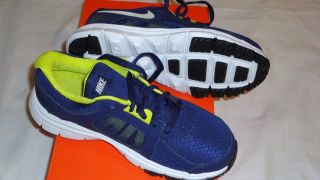 New Boys Nike Kids Fusion St 2 PS Running Shoes Sneakers 11C Blue Wht Lime