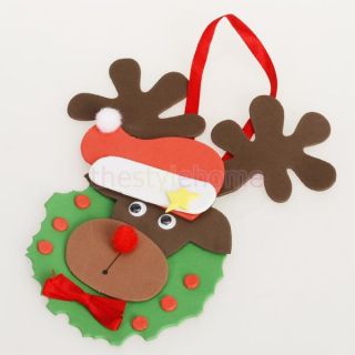 Foam Craft Kit Creative Kids Christmas Reindeer Decoration Colorful New