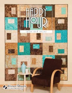Happy Hour Easy Quilt Patterns Atkinson Design New Book Tote Table Runner Pillow