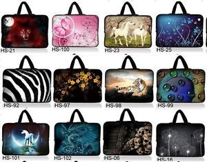 Many Designs 16" 17" 17 3" Neoprene Laptop Bag Carry Sleeve Case Cover w Handle