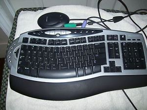 Microsoft Wireless Comfort Keyboard 1 0a Model 1027 With Wireless