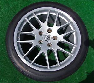 Genuine Factory Porsche Panamera 20 inch RS Spyder Wheels Tires TPM Sensors