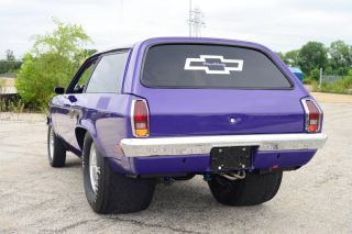 1972 Chevy Vega Pro Street No Expense Spaired Roll Cage Powerglide Trans Look