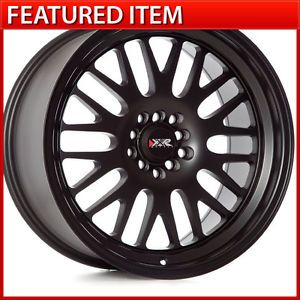 XXR 531 18 18x9 5 5 100 5 114 3 35 Flat Black Wheels Rims Acura TSX TL RSX TC