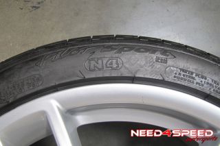 18" Factory Porsche 997 911 Carrera s Staggered Wheels Rims Michelin Tires