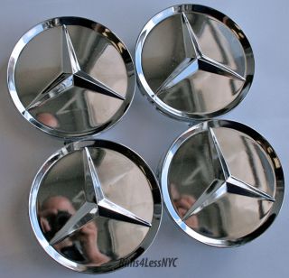 Mercedes Benz Chrome Wheel Center Caps SL320 SL500