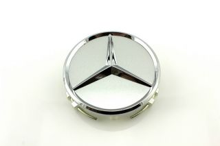 4pcs 75mm Alloy Wheel Center Caps Hub for Mercedes Benz C E s ml CLK SLK Class