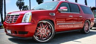24" Wheels and Tires Pkg for Land Range Rover Camaro Rims