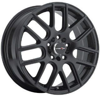 Vision Cross 16 Black Wheel / Rim 5x105 & 5x115 with a 38mm Offset and a 73.1 Hub Bore. Partnumber 426 6795MB38: Automotive