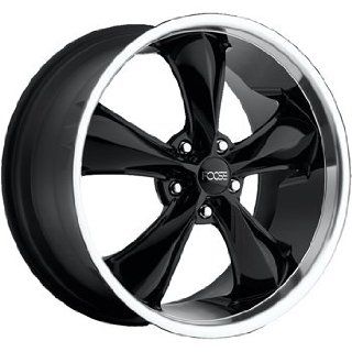 Foose Legend 20 Black Wheel / Rim 6x5.5 with a 25mm Offset and a 78.10 Hub Bore. Partnumber F138209077+25: Automotive