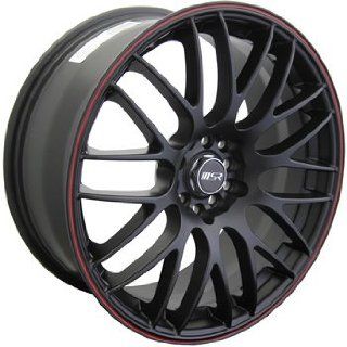 MSR 45 18 Black Red Wheel / Rim 5x112 & 5x120 with a 35mm Offset and a 72.64 Hub Bore. Partnumber 4529849: Automotive
