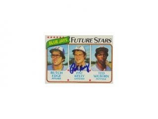 Pat Kelly, Toronto Blue Jays, 1980 Topps Autographed Card