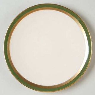 Flintridge Contessa Spanish Green (Gold/Coupe) Bread & Butter Plate, Fine China