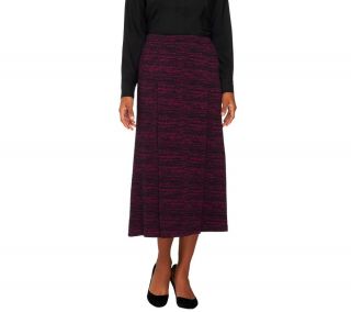 Linea by Louis DellOlio Regular Marled Knit Maxi Skirt   A236140
