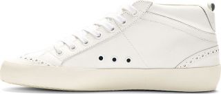 White Out Leather Limited Edition Brogued Superstar Sneakers
