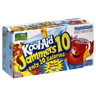 Kool Aid  Jammers 10 Juice Drink, Tropical Punch, 10  6.75 fl oz (200