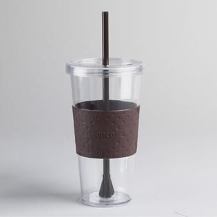 Copco  24 Ounce Clear To Go Cup With Lid And Straw