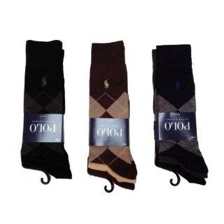 Polo Ralph Lauren Mens Assorted Argyle Socks 3 Pack Size (10 13)