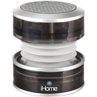 iHome iHM60GT Rechargeable Mini Speaker (Gray Translucent)