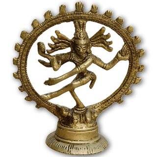 Natraj Shiva Tandav Metal Sculpture Brass Religious Symbols