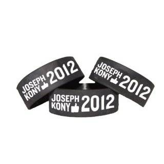 Joseph Kony 2012 (1pcs) Silicone Wristbands (BLACK)
