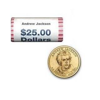  2011 P Andrew Johnson Presidential $1 Coin 25 coin Bank 