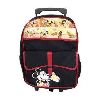  Disney Mickey Mouse 15 Large Rolling Backpack   Cheers 