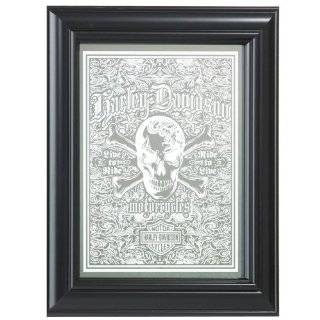 Harley Davidson® Live To Ride Skull Mirror