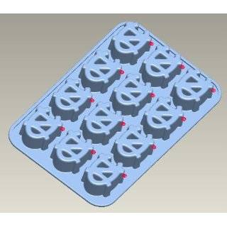 UNC  North Carolina Silicone Ice Tray / Candy Mold (2 Pack)
