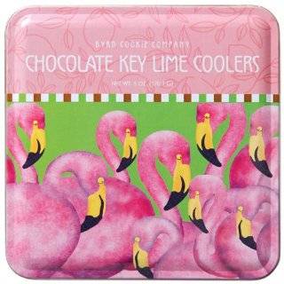 Byrd Cookie Company Chocolate Key Lime Cookies, 6 Ounce Tins (Pack of 