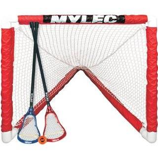 Mylec Mini Lacrosse Goal Set, White Mylec Mini Lacrosse Goal Set