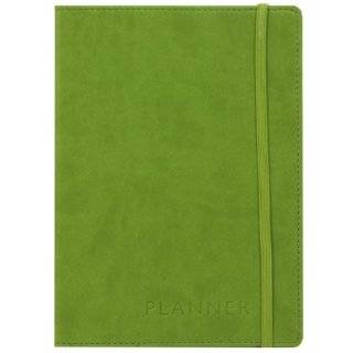 Markings by C.R. Gibson Italian Leatherette Daily Planner, Green (MJ7 