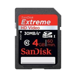 SanDisk 4GB Extreme SDHC Class 10 Memory Card