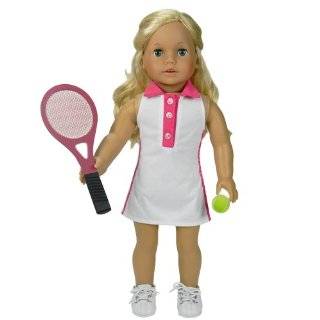 Fits American Girl Dolls 18 Inch Doll Tennis Dress Set, Includes Dress 