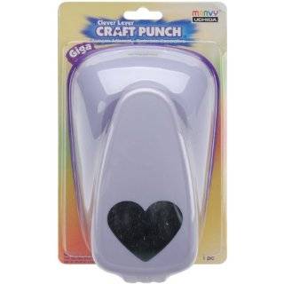  Uchida Clever Lever Mega Craft Punch, Heart Arts, Crafts & Sewing