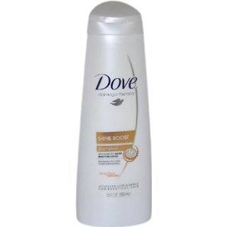 Dove Damage Therapy Shine Boost Shampoo, 12 Ounce (Pack of 3)