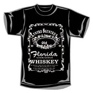   Skynyrd white T shirt Whiskey Southern Rock tee [Apparel] Clothing