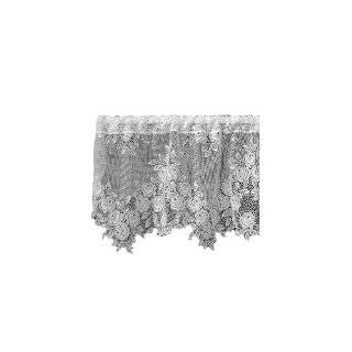   Lace Cotton Cafe Curtain/valance white:  Home & Kitchen